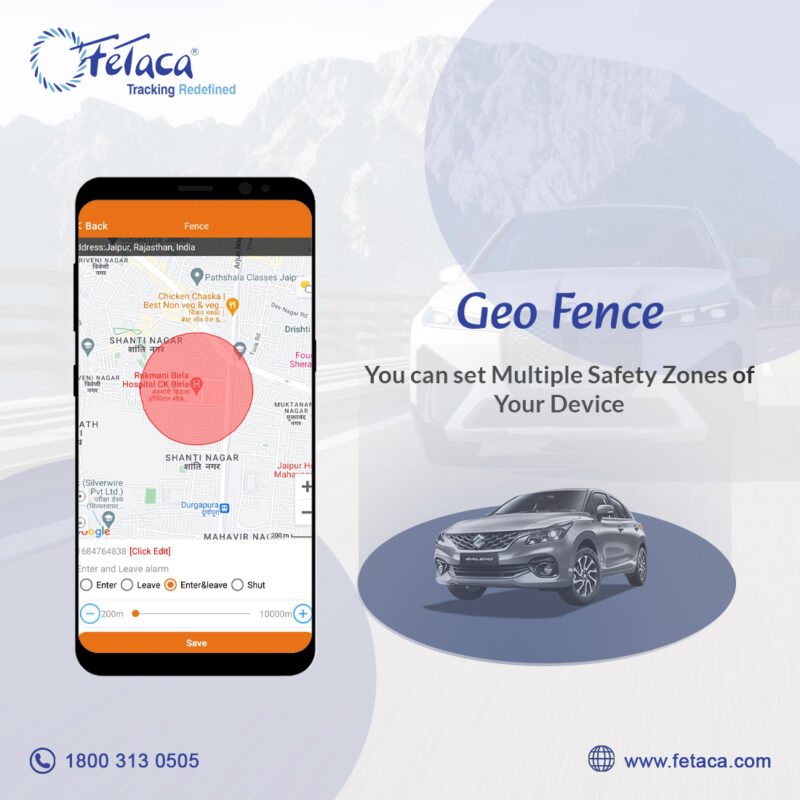 Fetaca geo fence feature