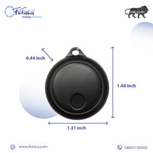FETACA® i Tag Asset Tracker Keychain with One Year Battery Backup: Track Keys, Pets, Assets and More Compatible with iOS Devices Only