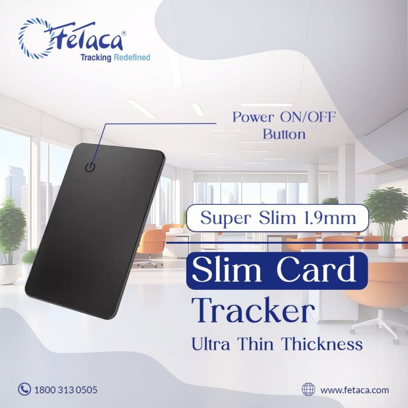 FeTaca Ultra Thin Card Finder Tracker Compatible with iOS Devices – Find Your Keys Wallet Luggage Assets and More with Bluetooth Connectivity