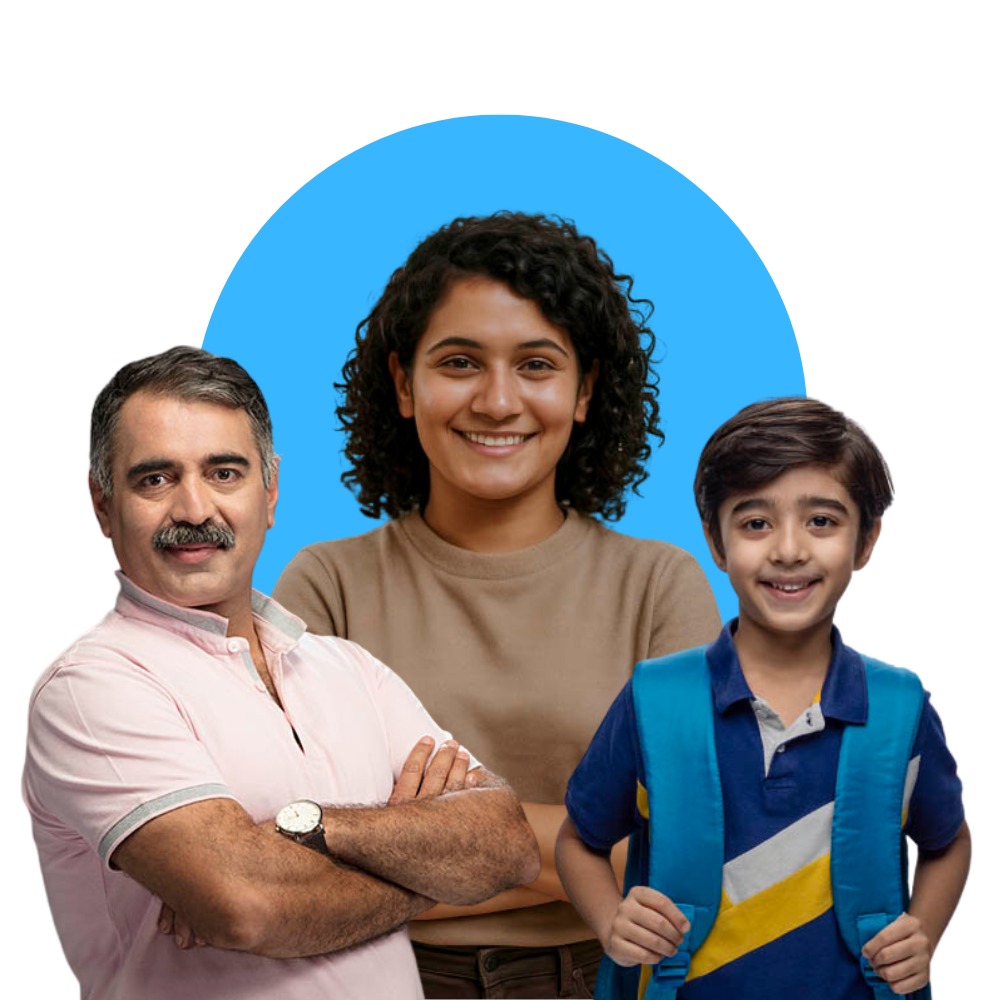 Illustration of a personal tracker used for safety and location tracking